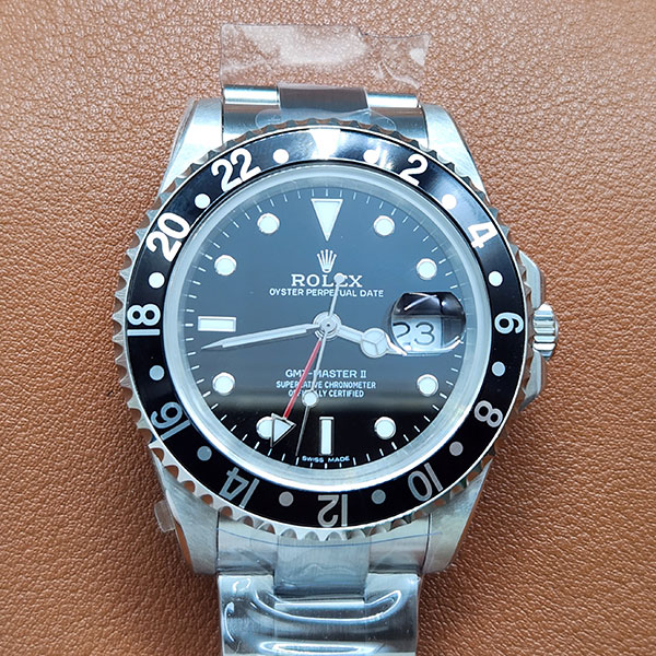 【GM製】 新作大胆おすすめ 16710 GMTマスター II 40mm ブラック ロレックスコピー時計